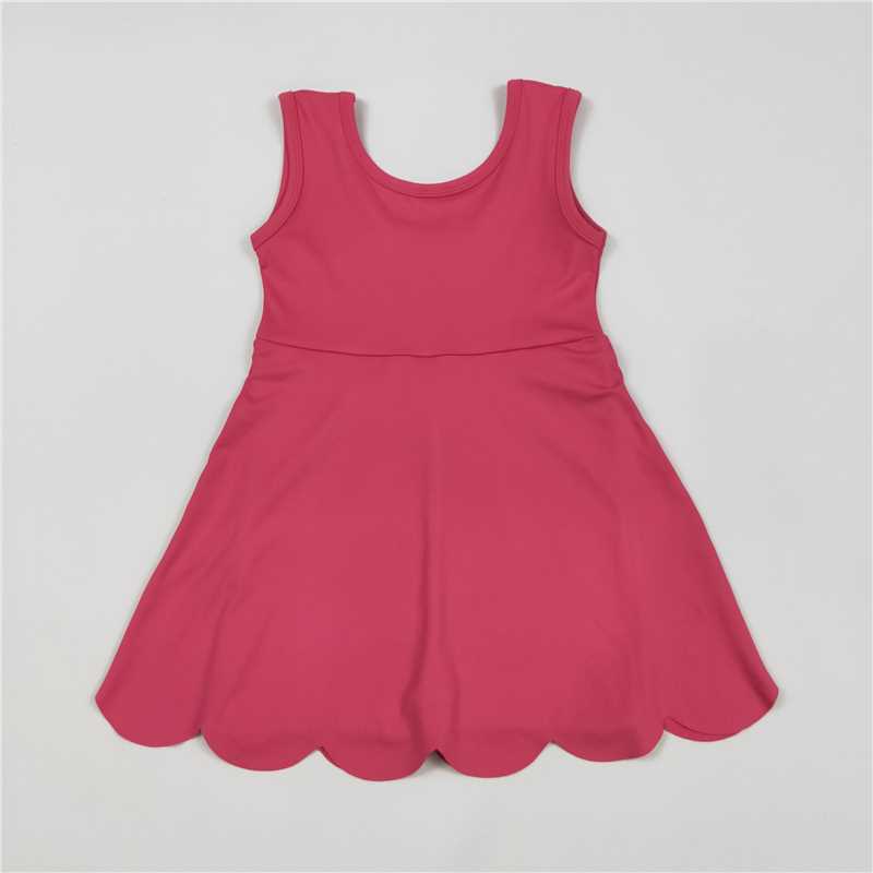 5.30  GSD2352 Pure rose red yoga sleeveless dress