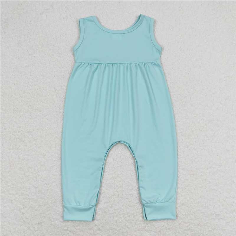 SR1446 Teal Sleeveless Jumpsuit