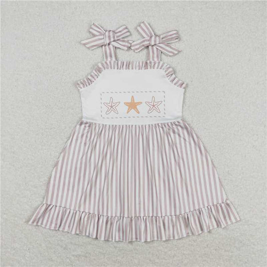 GSD1106 Starfish striped lace slip dress