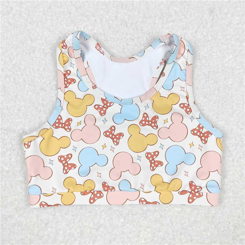 GT0515 Mickey bow sleeveless top