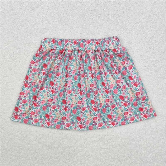 4.2GLK0032 Floral floral skirt