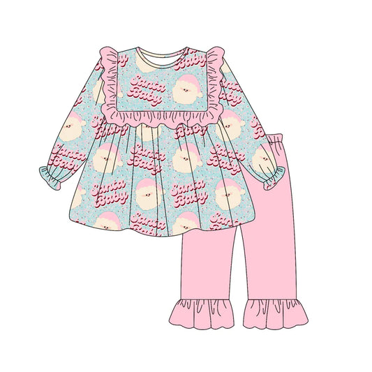 7.10Preorder (moq 5)Baby Girls Long Sleeves Pumpkins Bull Skull Pockets Hoodie Pant Clothes Set