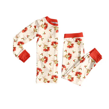 6.3 Orange cartoon pajamas set