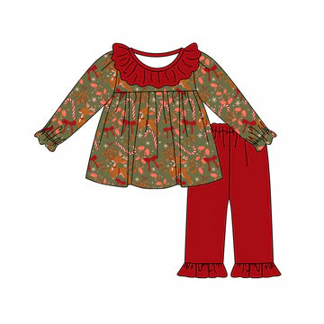 5.26 Christmas Candy Long Sleeve Pants Set