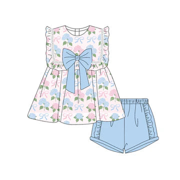 5.7 Blue Hydrangea Girls Set