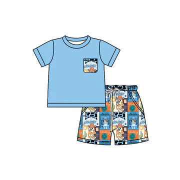 5.6bluey blue pocket suit