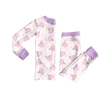 6.3 Purple Girl Bow Cartoon Set