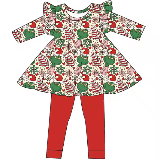 6.17 Christmas Tree Red Set