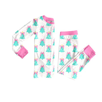 6.3 Green Christmas Tree Long Sleeve Cartoon Suit
