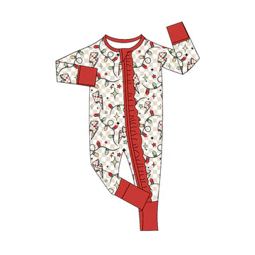 5.26 Christmas Girls Zipper Toddler Clothes