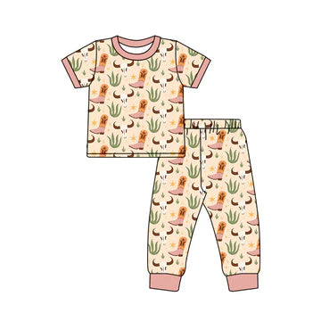 5.24 Cactus Boots Short Sleeve Set
