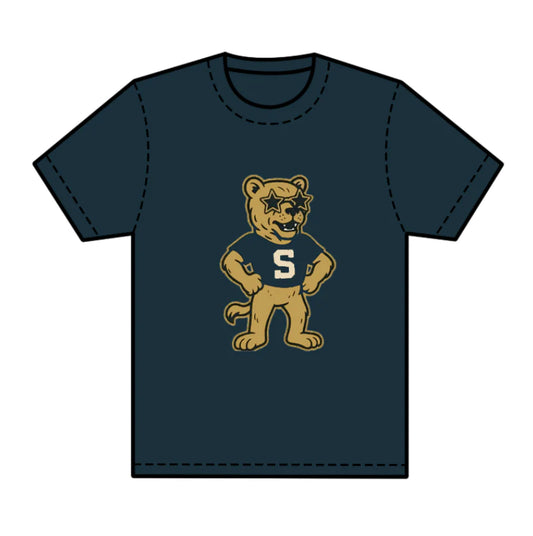 8.1preorder(moq 5) Baby Boys Black Short Sleeves Leopard S Team Tee Shirts Tops