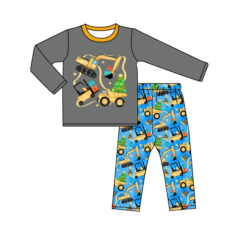 6.26 Grey Excavator Long Sleeve Suit