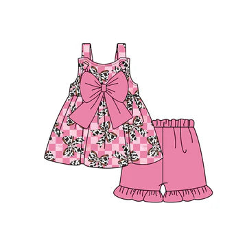 5.7 Rose Red Bow Set