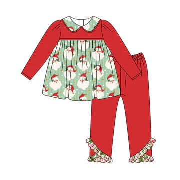 5.29 Santa Claus red long-sleeved suit