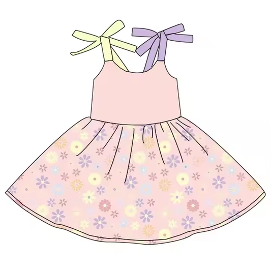 5.22 Multicolor Flower Sling Dress