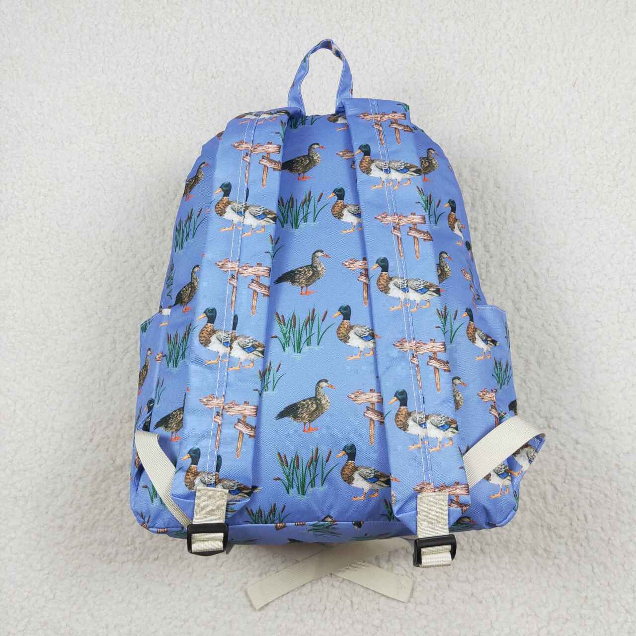 BA0200 Duck blue and purple backpack