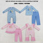RTS NO MOQ Sibling milk silk Baby Kids Embroidery Dog Pumpkins Stripe Tunic Leggings Fall Set Rompers