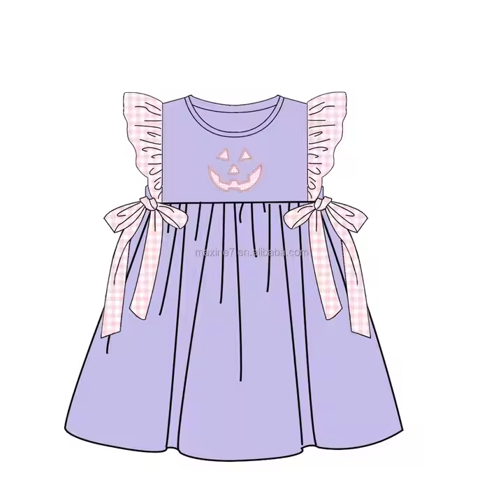 5.13 Purple Halloween Knee-Length Dress