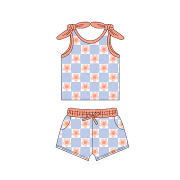 4.30 Flower sling girl suit