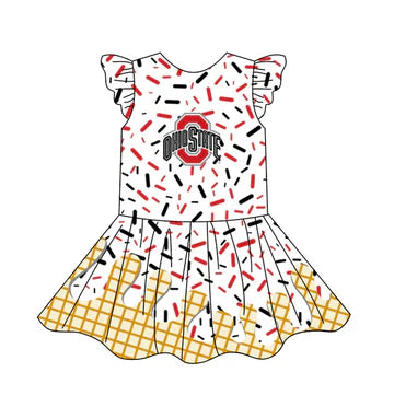 4.29 Girls Summer Cute Knee-Length Dress