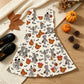 RTS NO MOQ yoga GSD4291 Baby Girls Cartoon Mouses Pumpkins Boo Halloweens Yoga Active Short Dress