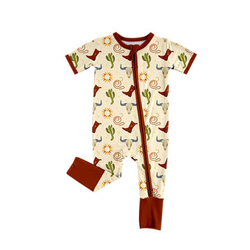 5.24 Cactus Boots Brown Toddler Clothes