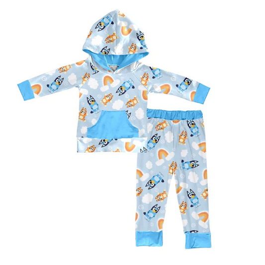 5.13bluey cartoon long-sleeved suit