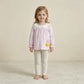 RTS NO MOQ milk silk GLP3320 Embroidery Bow Candy Baby Girls Pink Checked Tunic Leggings Halloween Clothes Sets