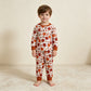 NEW RTS NO MOQ milk silk BLP1539 （BT1928+P1197）Baby Boys Football Pumpkins Leaves Top Pockets Joggers Fall Clothes Set