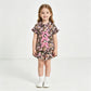 NEW RTS NO MOQ milk silk GSSO3364 Baby Girls Western Hunting Leaves Camo Button Ruffle Shorts Two Piece Pajama Sets