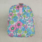 4.24  BA0291 Powder blue floral lace gym bag