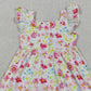 3.31 GSD3313 Smocked Floral Cross Baby Girls Easter Lace Ruffle Knee Length Dresses