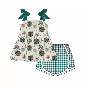 5.5 Girls Summer Jewel Sling Suit