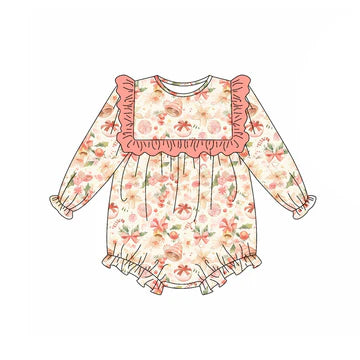 5.23 Pumpkin Bow Doll Collar Toddler Clothes