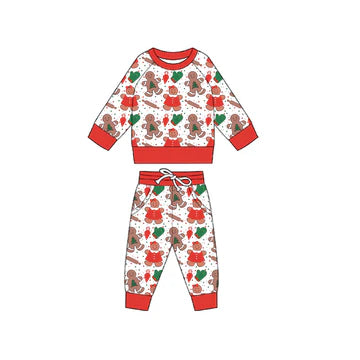 5.24 Gingerbread Christmas Long Sleeve Suit