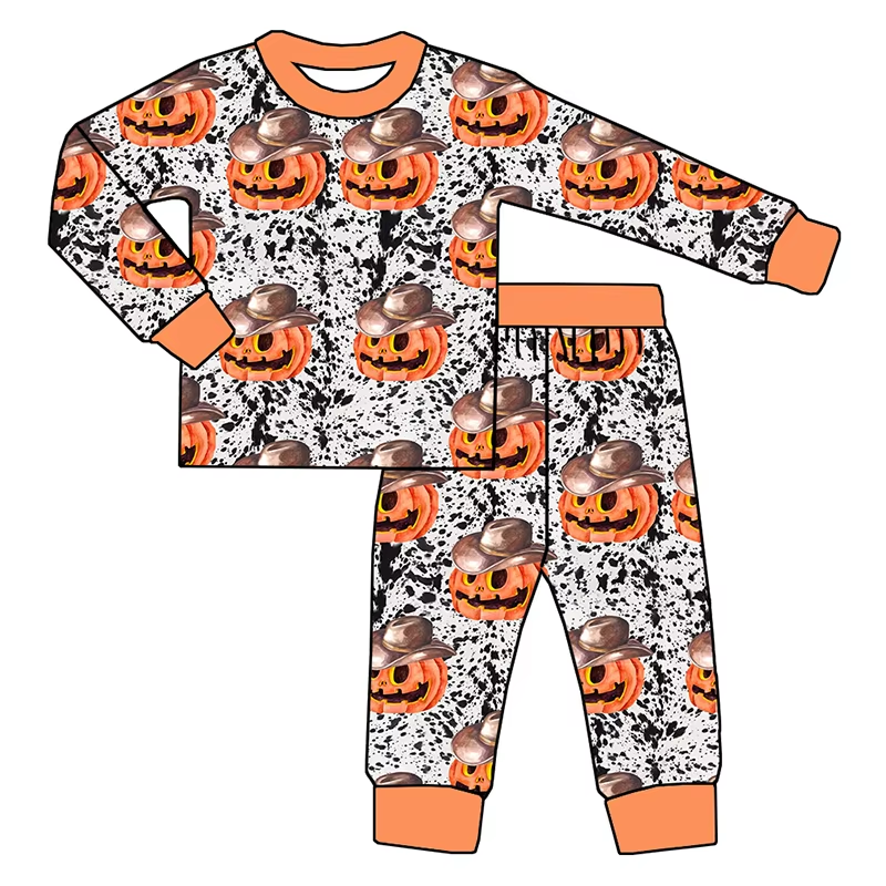 6.16 Halloween Pumpkin Long Sleeve Suit