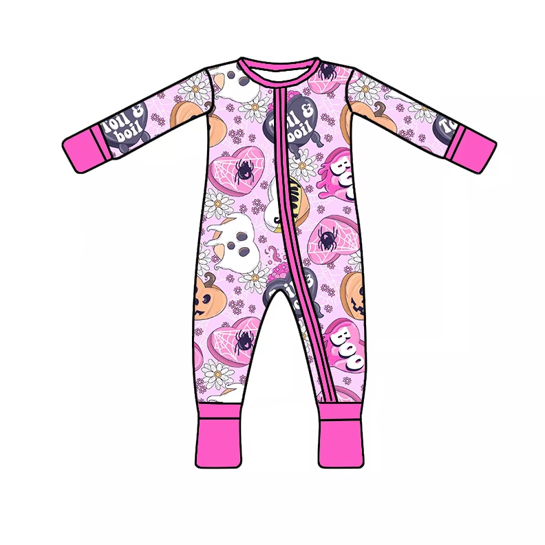 6.16 Rose red cartoon long-sleeved toddler clothes