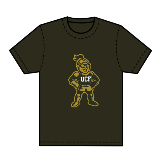 8.1preorder(moq 5) Baby Boys Olive Short Sleeves UCF Team Tee Shirts Tops