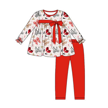 6.3 Bow long sleeve cartoon suit