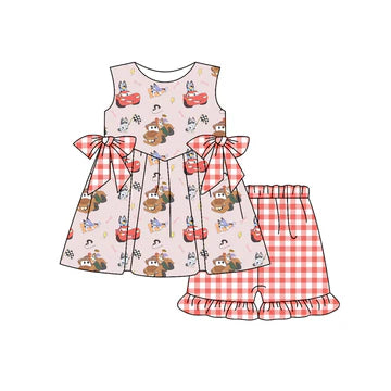 5.8 Pink Girls Lace Suit