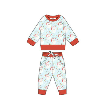 5.24 Santa Claus cartoon long-sleeved suit