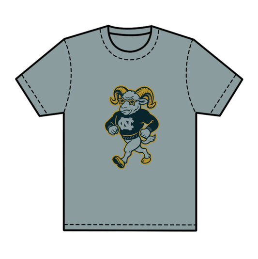 8.1preorder(moq 5) Baby Boys Gray Short Sleeves Goats CN Team Tee Shirts Tops