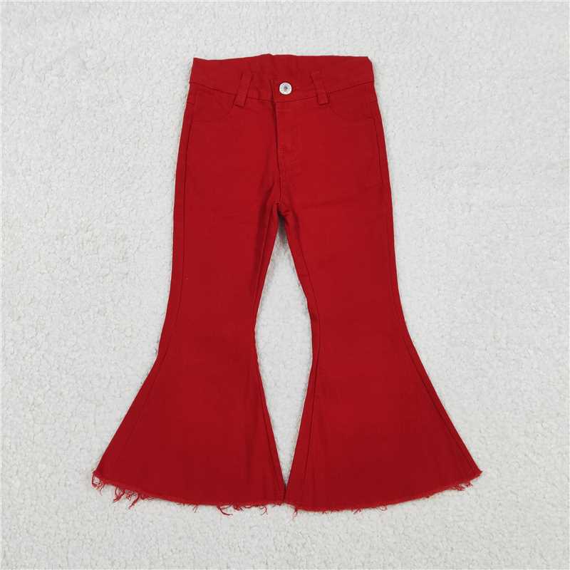 X12.24  P0083 Bright Red Jeans