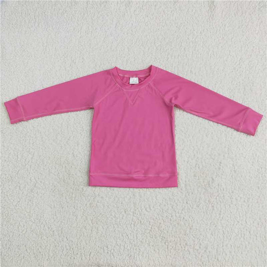 5.10 GT0968 Pure rose red yoga long-sleeved top