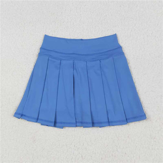 7.25  GLK0084 Pure blue yoga skirt