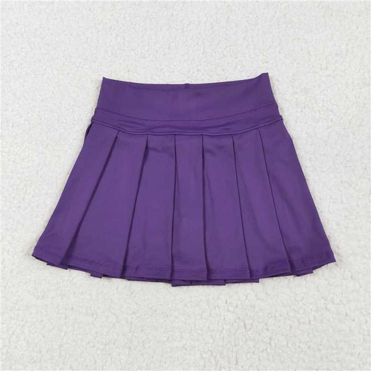 7.25 GLK0086 Pure purple yoga skirt