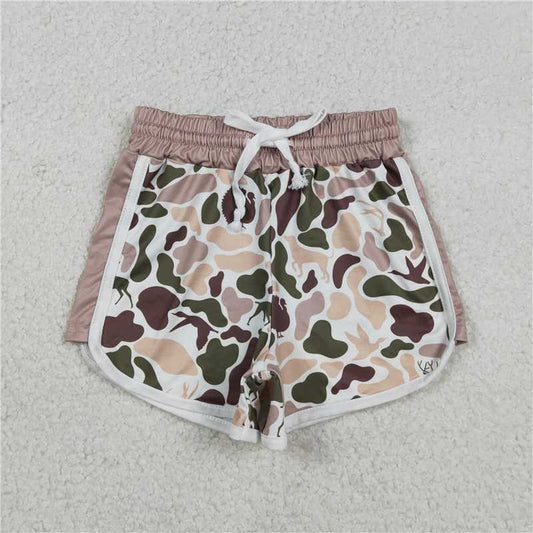 X1.5  SS0743 Duck and Puppy Camouflage Lace-up Shorts