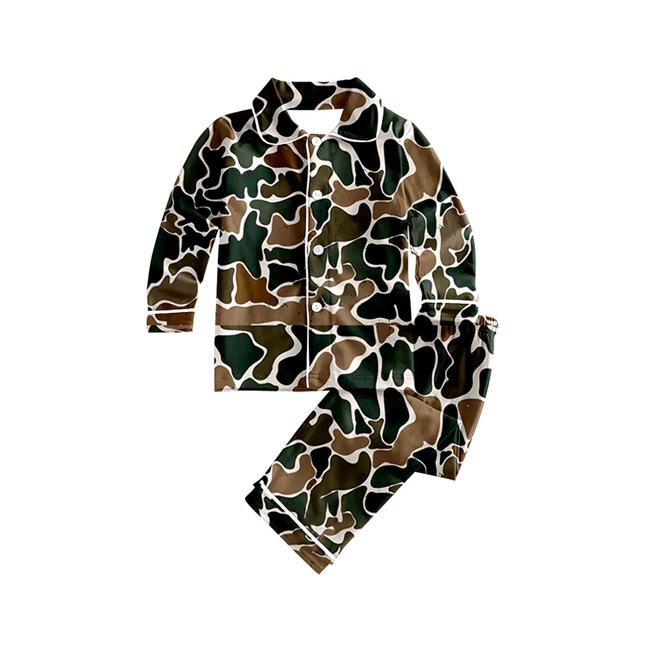 BLP0704 Camouflage button suit