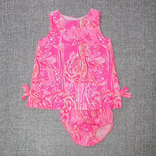 GBO0345 Flamingo sleeveless suit